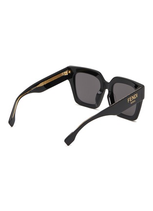 Figure View - Click To Enlarge - FENDI - Fendi Roma Acetate Square Sunglasses