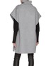 Back View - Click To Enlarge - FABIANA FILIPPI - High Neck Wool Cashmere Cape