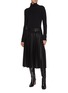 Figure View - Click To Enlarge - FABIANA FILIPPI - Double Belt Pleated Dress