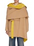 Main View - Click To Enlarge - FABIANA FILIPPI - Detachable Scarf Belted Wool Cashmere Coat