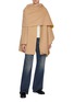 Figure View - Click To Enlarge - FABIANA FILIPPI - Detachable Scarf Belted Wool Cashmere Coat