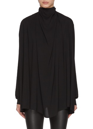 Main View - Click To Enlarge - FABIANA FILIPPI - High Neck Draped Top