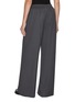 Back View - Click To Enlarge - FABIANA FILIPPI - Elasticated Wide Leg Wool Blend Flannel Pants