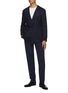 Figure View - Click To Enlarge - BRIONI - Double Breasted Collarless Cashmere Blazer