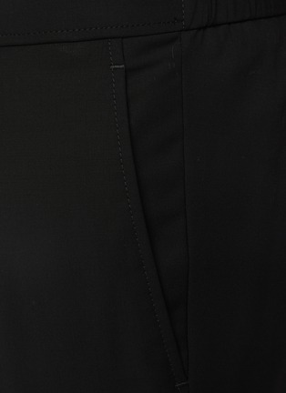  - BRIONI - Drawstring Pleated Wool Trousers