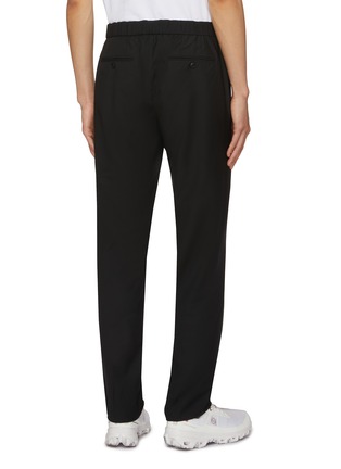 Back View - Click To Enlarge - BRIONI - Drawstring Pleated Wool Trousers