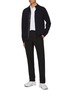 Figure View - Click To Enlarge - BRIONI - Drawstring Pleated Wool Trousers