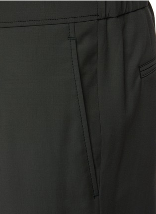  - BRIONI - Drawstring Pleated Wool Trousers