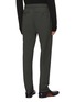 Back View - Click To Enlarge - BRIONI - Drawstring Pleated Wool Trousers