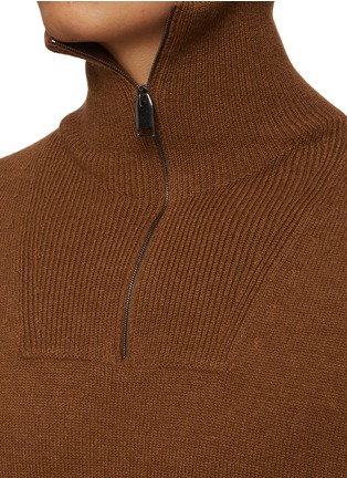  - BRIONI - Lupetto Half Zip Cashmere Knit Sweater