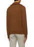 Back View - Click To Enlarge - BRIONI - Lupetto Half Zip Cashmere Knit Sweater