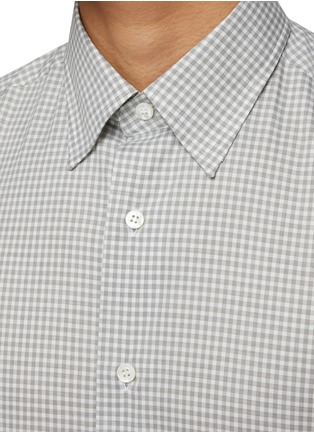  - BRIONI - Hidden Button Point Collar Cotton Shirt