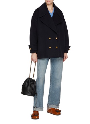 Figure View - Click To Enlarge - LOEWE - Pebble Peacoat