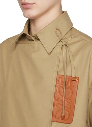 Detail View - Click To Enlarge - LOEWE - Lined Hooded Cotton Parka