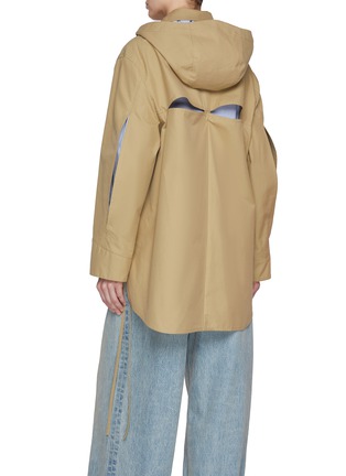 Back View - Click To Enlarge - LOEWE - Lined Hooded Cotton Parka