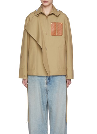 Main View - Click To Enlarge - LOEWE - Lined Hooded Cotton Parka