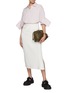 Figure View - Click To Enlarge - LOEWE - Layered Cuff Cotton Turn-Up Shirt