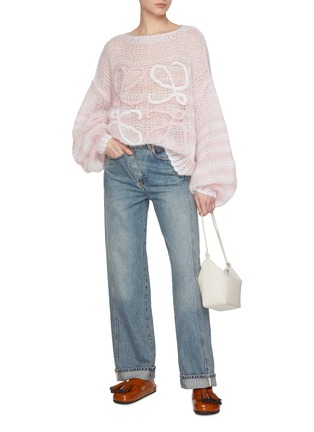 Figure View - Click To Enlarge - LOEWE - Anagram Mohair Blend Knit Sweater