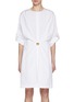 Main View - Click To Enlarge - LOEWE - Pebble Cotton Shirt Dress