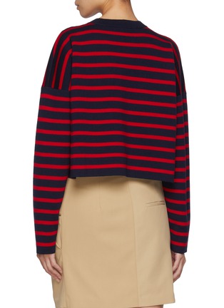 Back View - Click To Enlarge - LOEWE - Puff Anagram Wool Blend Sweater