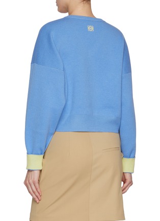 Back View - Click To Enlarge - LOEWE - Contrast Anagram Sweater