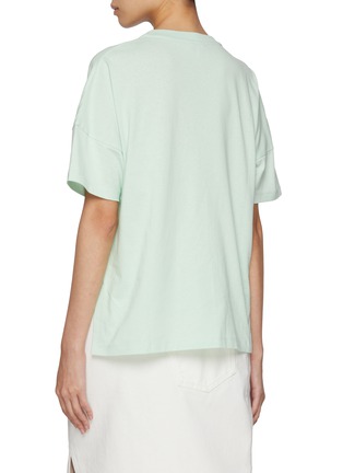 Back View - Click To Enlarge - LOEWE - Boxy Logo Cotton T-Shirt