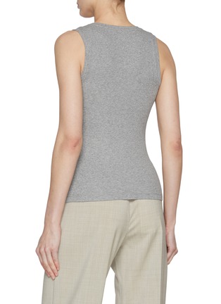Back View - Click To Enlarge - LOEWE - Anagram Embroidered Logo Tank Top