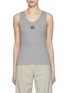 Main View - Click To Enlarge - LOEWE - Anagram Embroidered Logo Tank Top
