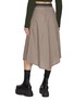 Back View - Click To Enlarge - LOEWE - Logo Waist Asymmetrical Skirt