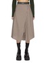 Main View - Click To Enlarge - LOEWE - Logo Waist Asymmetrical Skirt