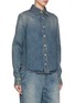 Detail View - Click To Enlarge - LOEWE - Bow Medium Wash Denim Shirt