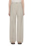 Main View - Click To Enlarge - LOEWE - Elastic Waistband Straight Leg Wool Trousers