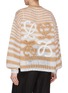 Back View - Click To Enlarge - LOEWE - Anagram Mohair Blend Knit Cardigan