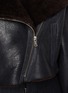  - NOUR HAMMOUR - Colorado Cropped Lamb Fur Biker Jacket