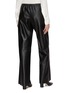 Back View - Click To Enlarge - NOUR HAMMOUR - Olan Elasticated Waist Leather Pants