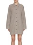 Main View - Click To Enlarge - LE KASHA - Ribbed Cashmere Knit Tunic Dress