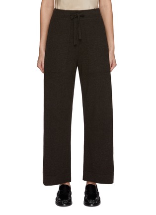 Main View - Click To Enlarge - LE KASHA - Drawstring Waist Cashmere Pants