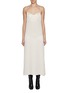 Main View - Click To Enlarge - LE KASHA - Sweetheart Neckline Silk Maxi Dress