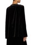 Back View - Click To Enlarge - LE KASHA - Single Button Velvet Top