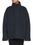 Main View - Click To Enlarge - LE KASHA - Oversized High Neck Cashmere Puffer Jacket