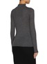 Back View - Click To Enlarge - LE KASHA - High Neck Ribbed Cashmere Knit Top