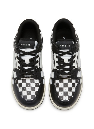 Figure View - Click To Enlarge - AMIRI - Check Skeltop Leather Kids Sneakers