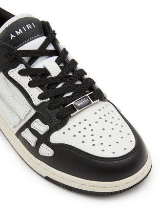 Detail View - Click To Enlarge - AMIRI - Skeltop Low Top Leather Kids Sneakers