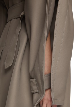  - ALAÏA - Belted Round Sleeve Trench Coat