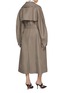 Back View - Click To Enlarge - ALAÏA - Belted Round Sleeve Trench Coat