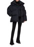 Figure View - Click To Enlarge - ALAÏA - Frill Scarf Puffer Jacket