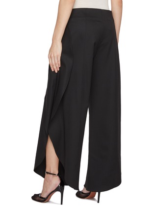 Back View - Click To Enlarge - ALAÏA - Slit Side Wool Blend Pants