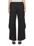 Front View - Click To Enlarge - ALAÏA - Slit Side Wool Blend Pants