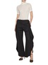 Figure View - Click To Enlarge - ALAÏA - Slit Side Wool Blend Pants