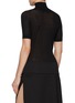 Back View - Click To Enlarge - ALAÏA - Turtleneck Light Wool Bodysuit